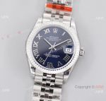 Swiss Grade One Rolex Datejust Blue Jubilee 31mm watch ETA2824